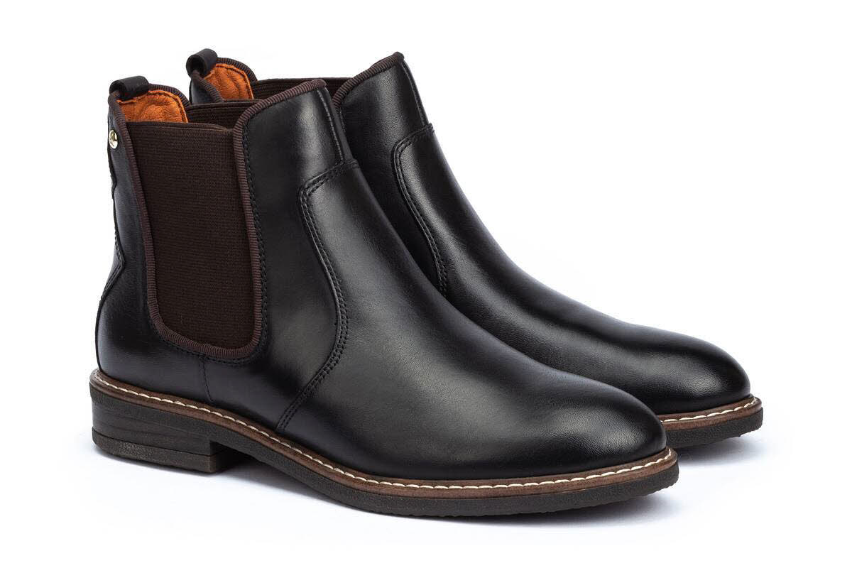 Pikolinos Aldaya Damen Stieflette Slipper ungefüttert schwarz NEU