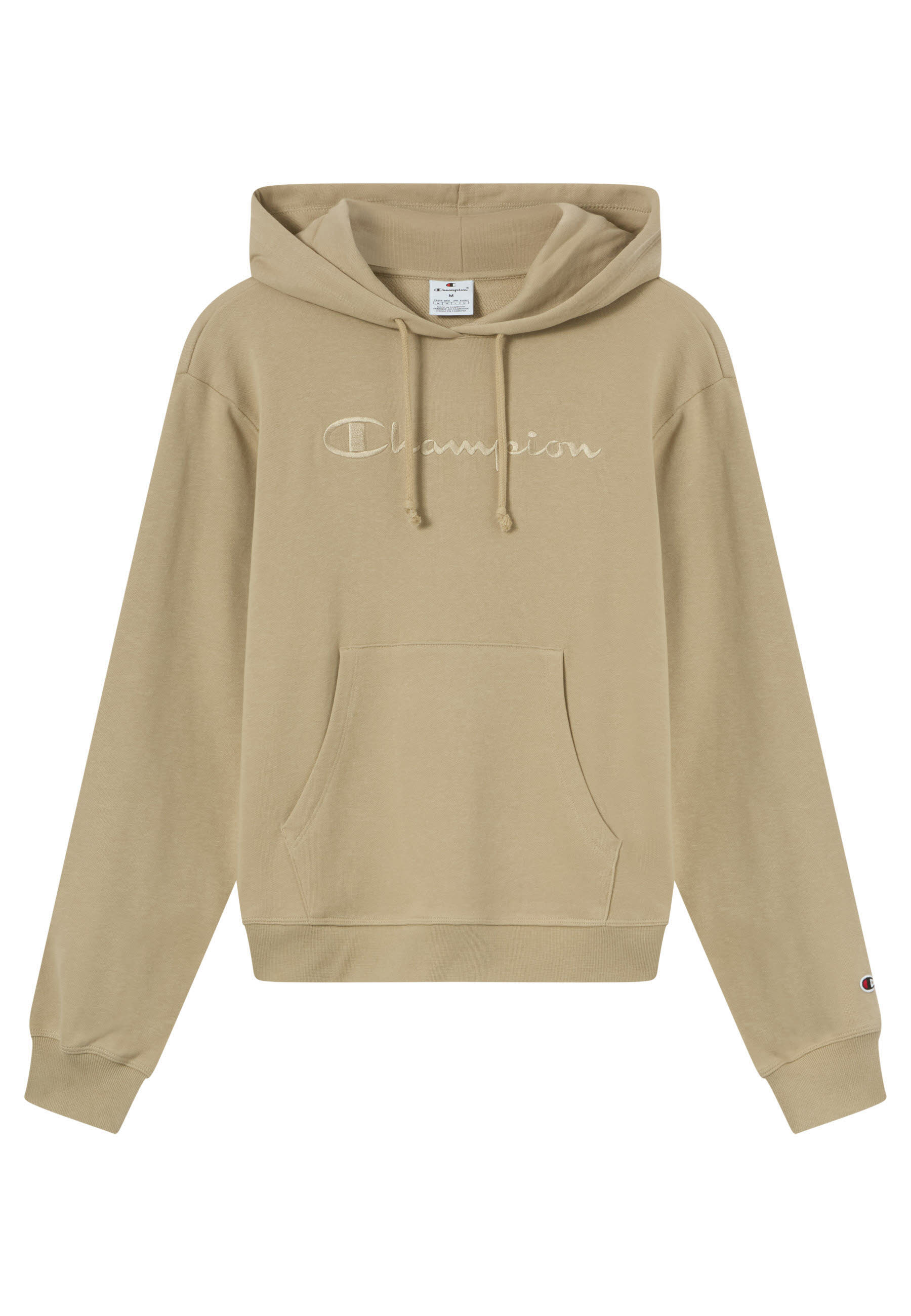Champion HOODED SWEATSHIRT Damen Hoodie Kapuzenpullover beige