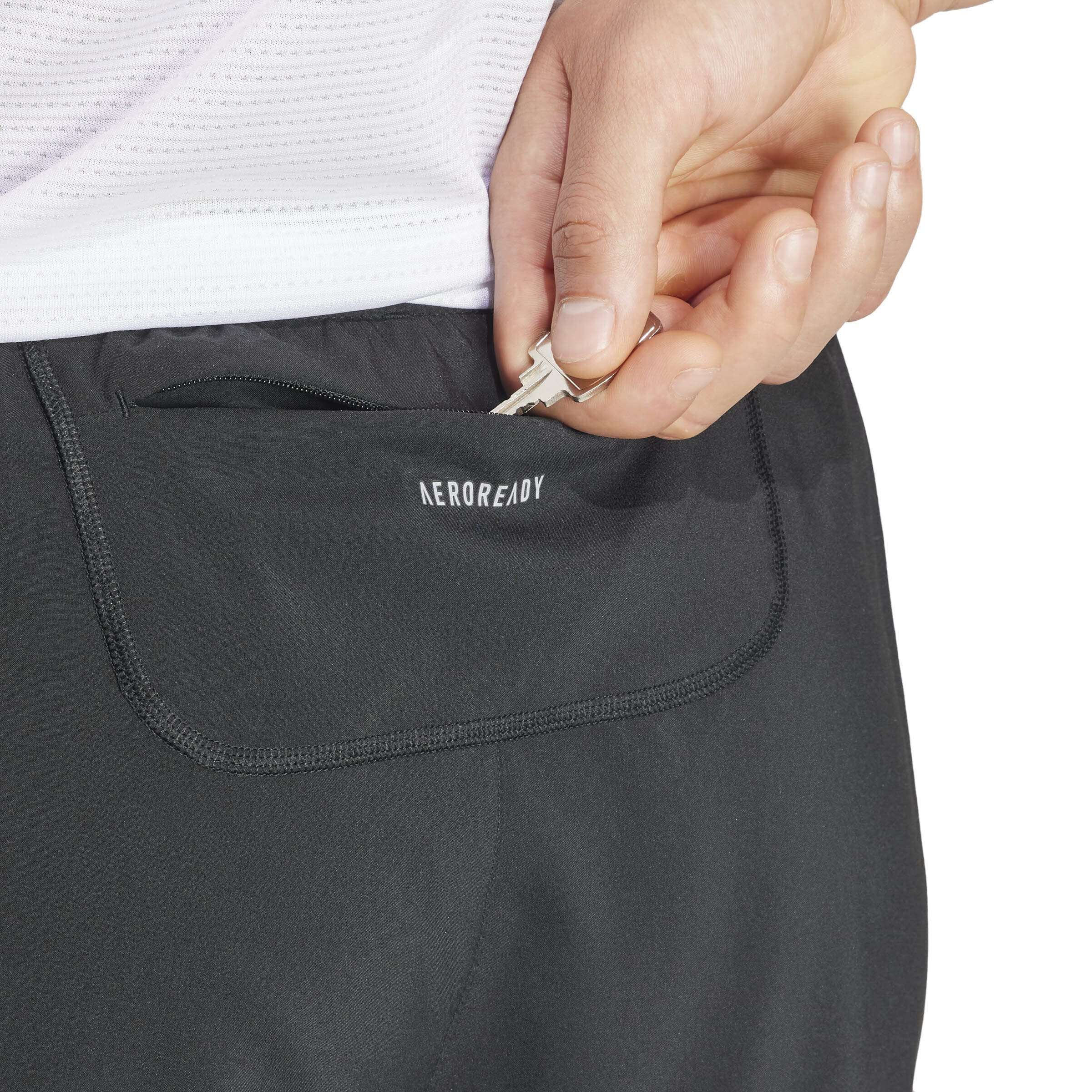 adidas Own The Run Shorts Laufshorts Herren schwarz