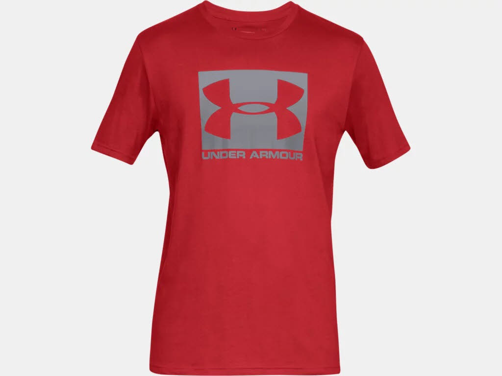 Under Armour BOXED SPORTSTYLE SS Herren T-Shirt Funktionsshirt Sportshirt rot NEU