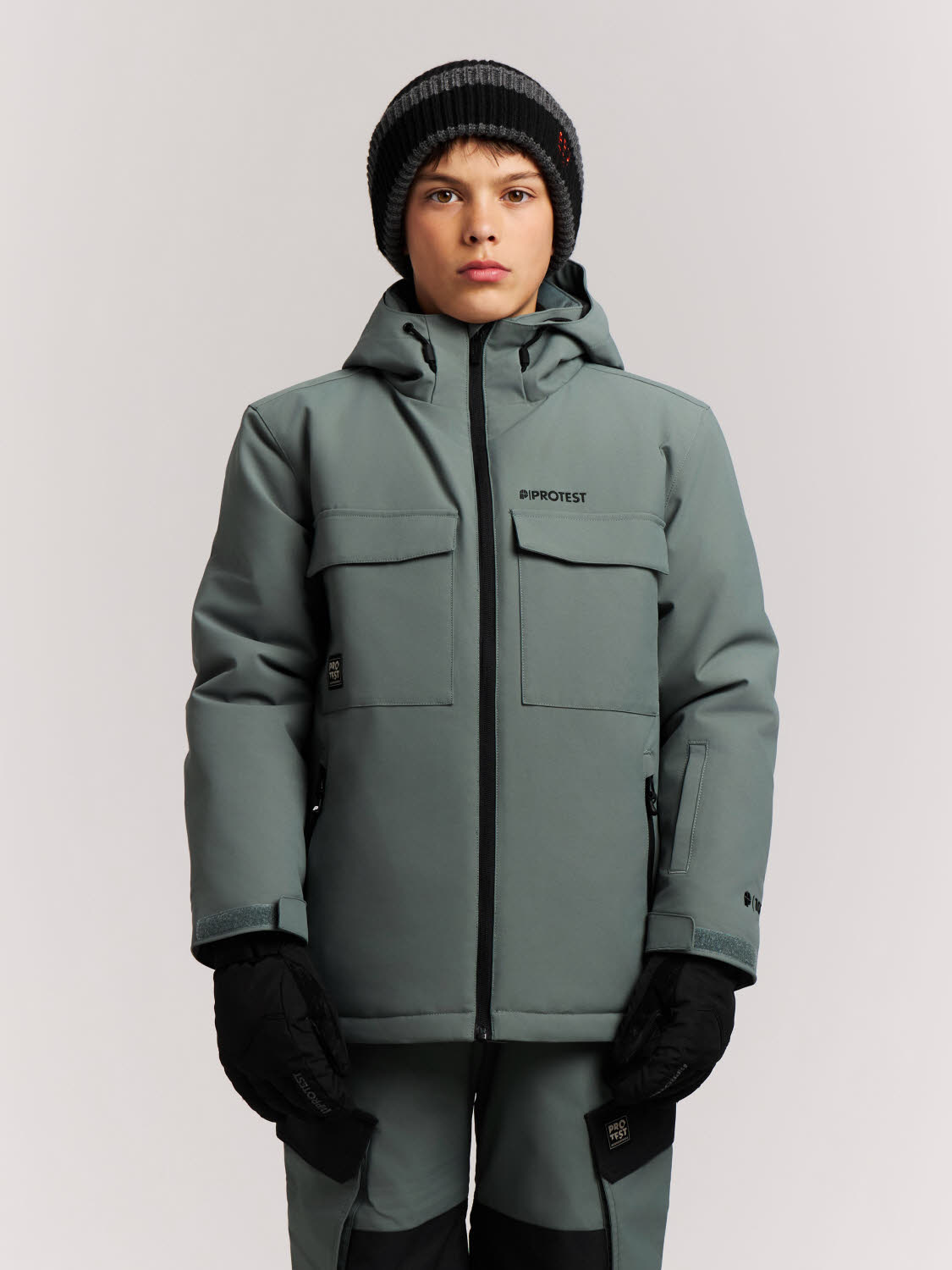 PROTEST JU PRTStephan JR snowjacket Jungen Ski-/Snowboardjacke evergreen