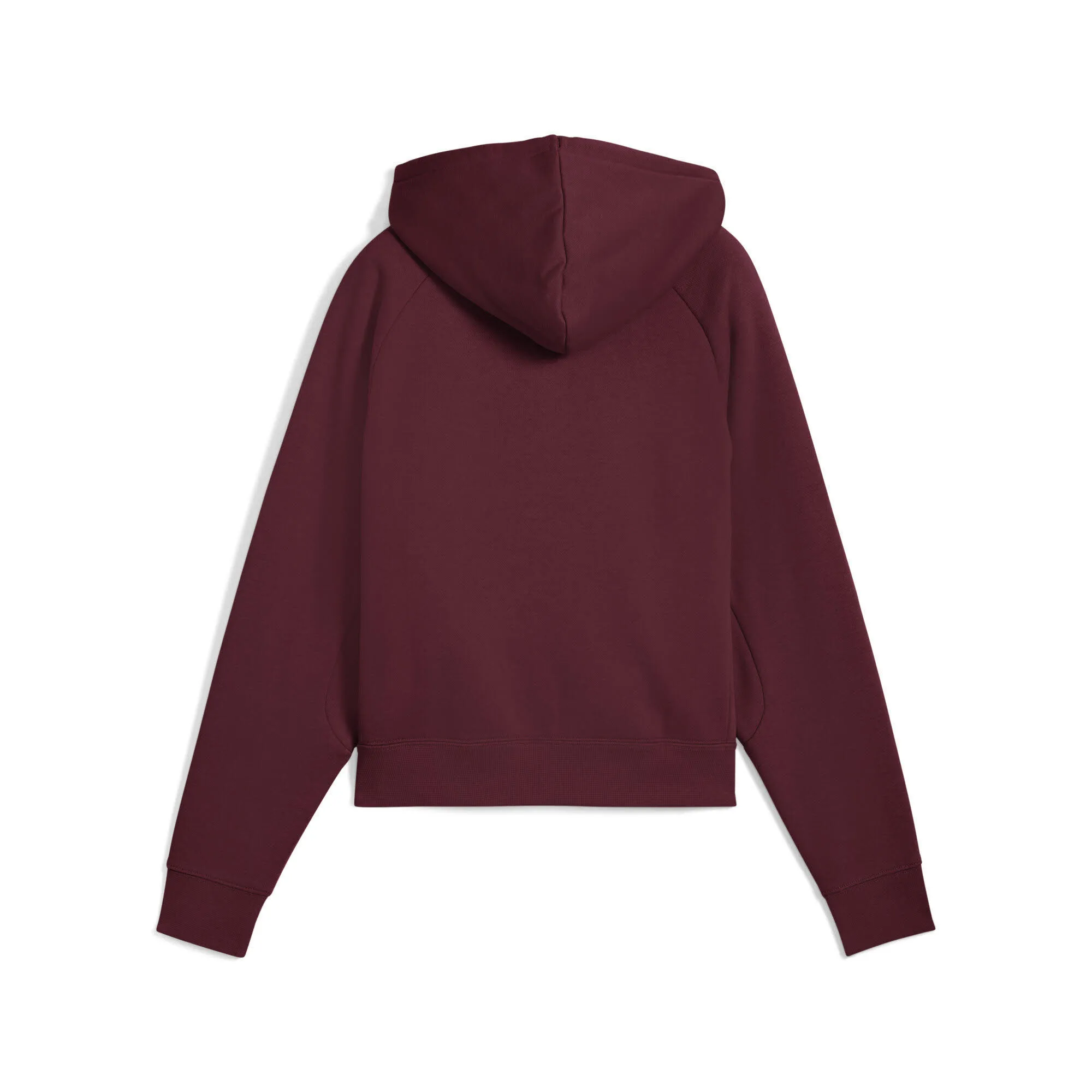 PUMA SPORT Comfort Short Hoodie FL Damen Hoodie Ruby Shimmer