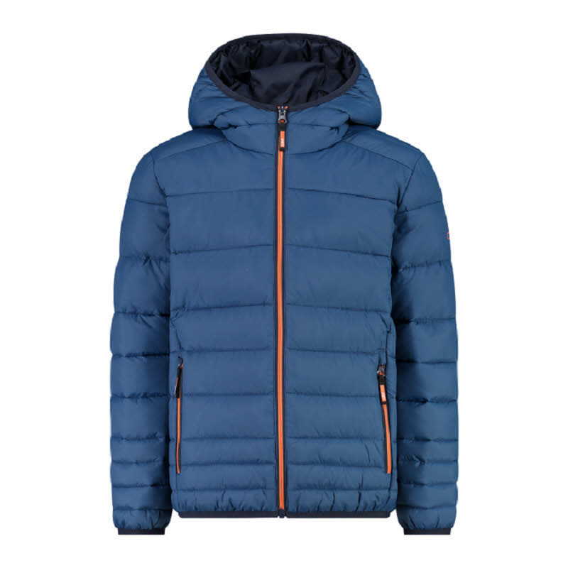 CMP JACKET FIX HOOD Jungen Daunenjacke Outdoorjacke bluestone