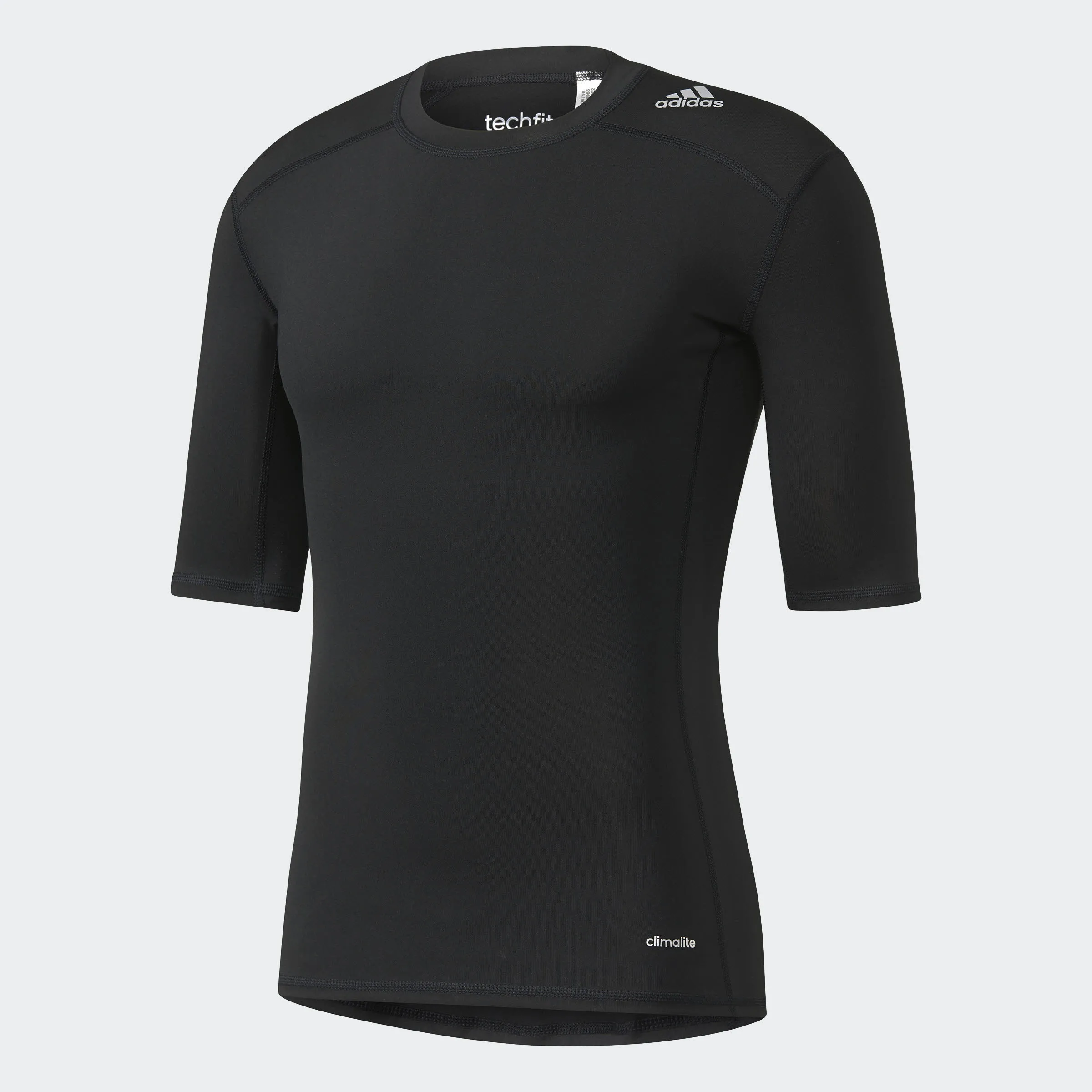 adidas Techfit Base T-Shirt Trainingsshirt Funktionsunterhemd Herren schwarz NEU