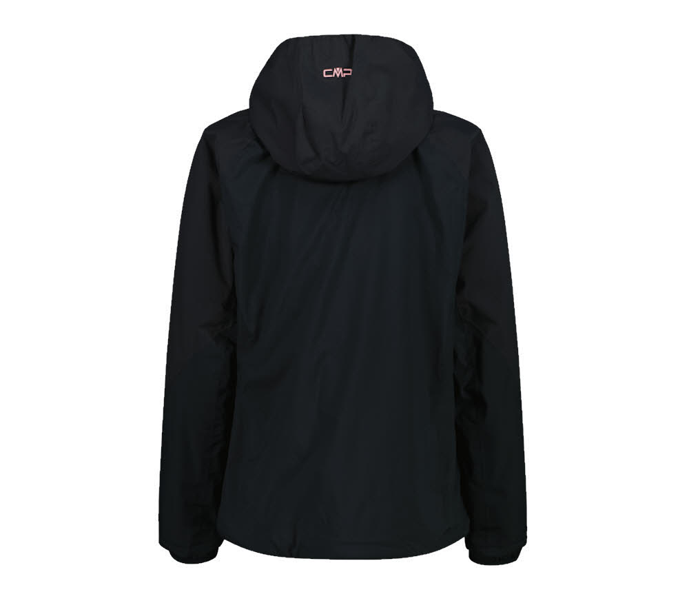 CMP WOMAN JACKET FIX HOOD Damen Kapuzenjacke Funktionsjacke schwarz