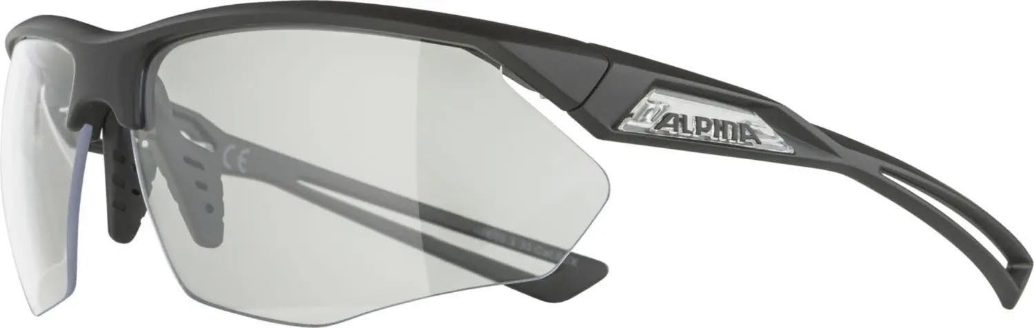 Alpina NYLOS HR Unisex Sportbrille Sonnenbrille schwarz