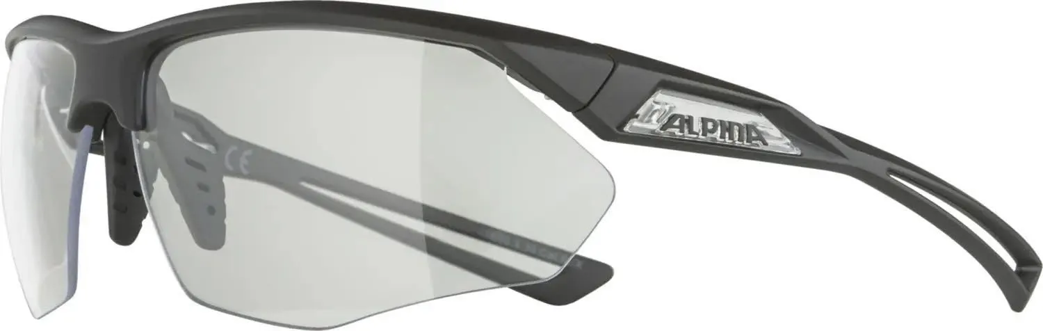 Alpina NYLOS HR Unisex Sportbrille Sonnenbrille schwarz