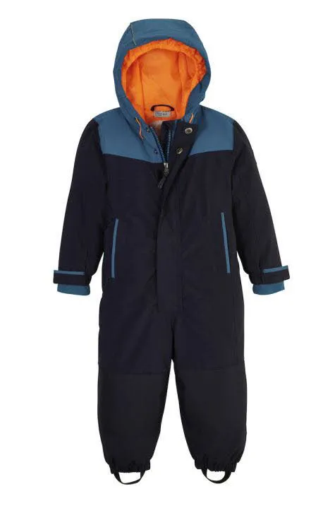 Killtec FIOW 11 Jungen Schneeanzug Funktionsoverall mit Kapuze blau