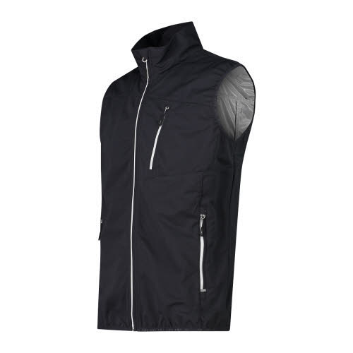 CMP MAN VEST Herren Softshellweste ärmellos Outdoorweste anthracite-bianco NEU