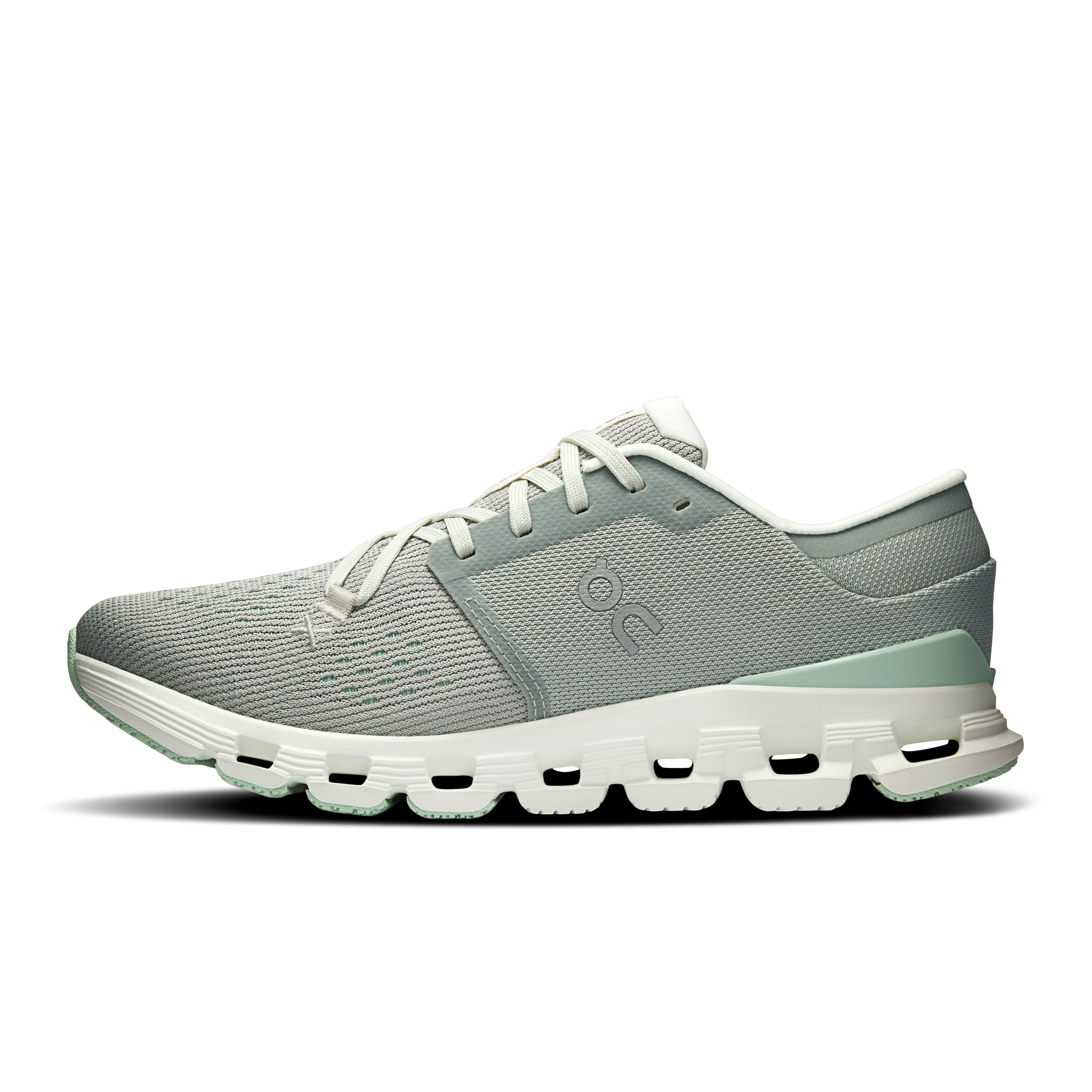 ON Cloud X 4 Damen Laufschuhe Joggingschuhe grün