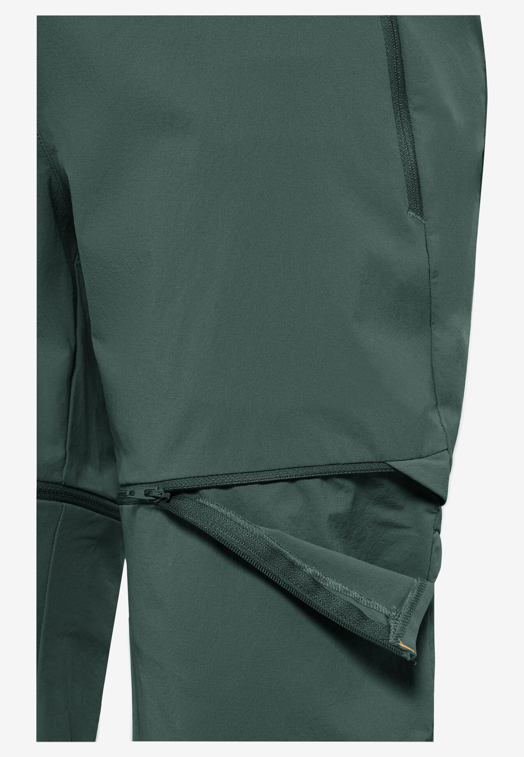 Jack Wolfskin Hikeout Zip Off Pants Damen Wanderhose mit UV-Schutz grün