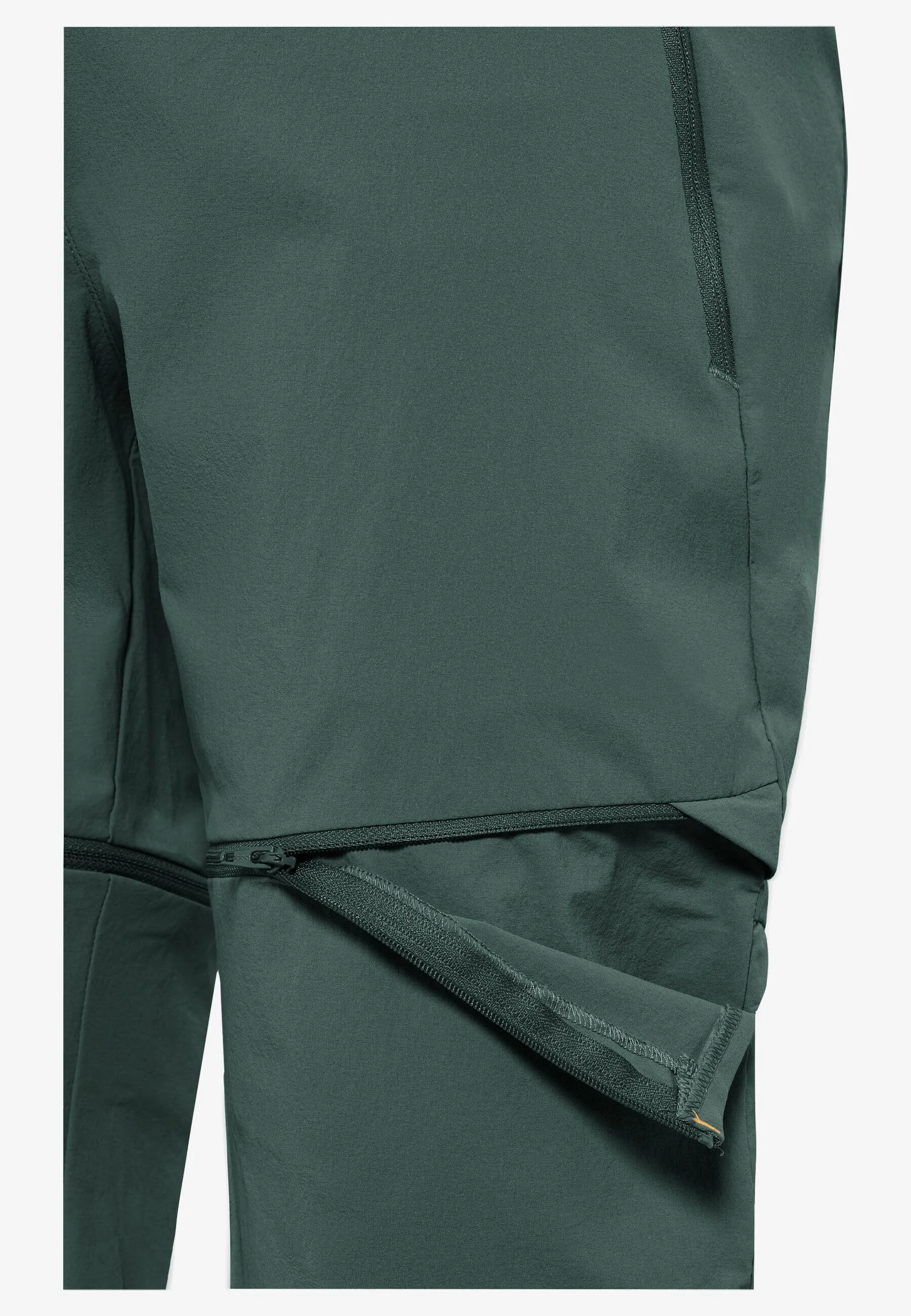 Jack Wolfskin Hikeout Zip Off Pants Damen Wanderhose mit UV-Schutz grün