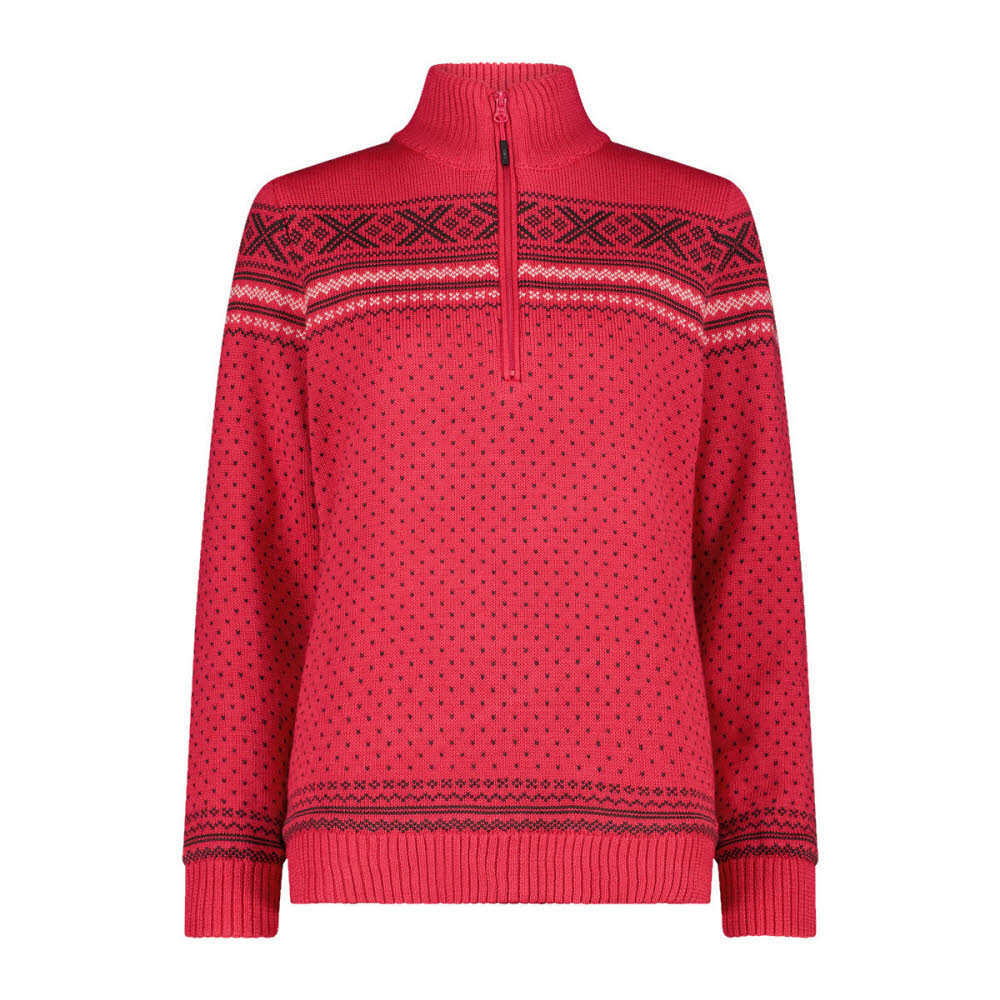 CMP Strickpullover Skirolli Damen rot