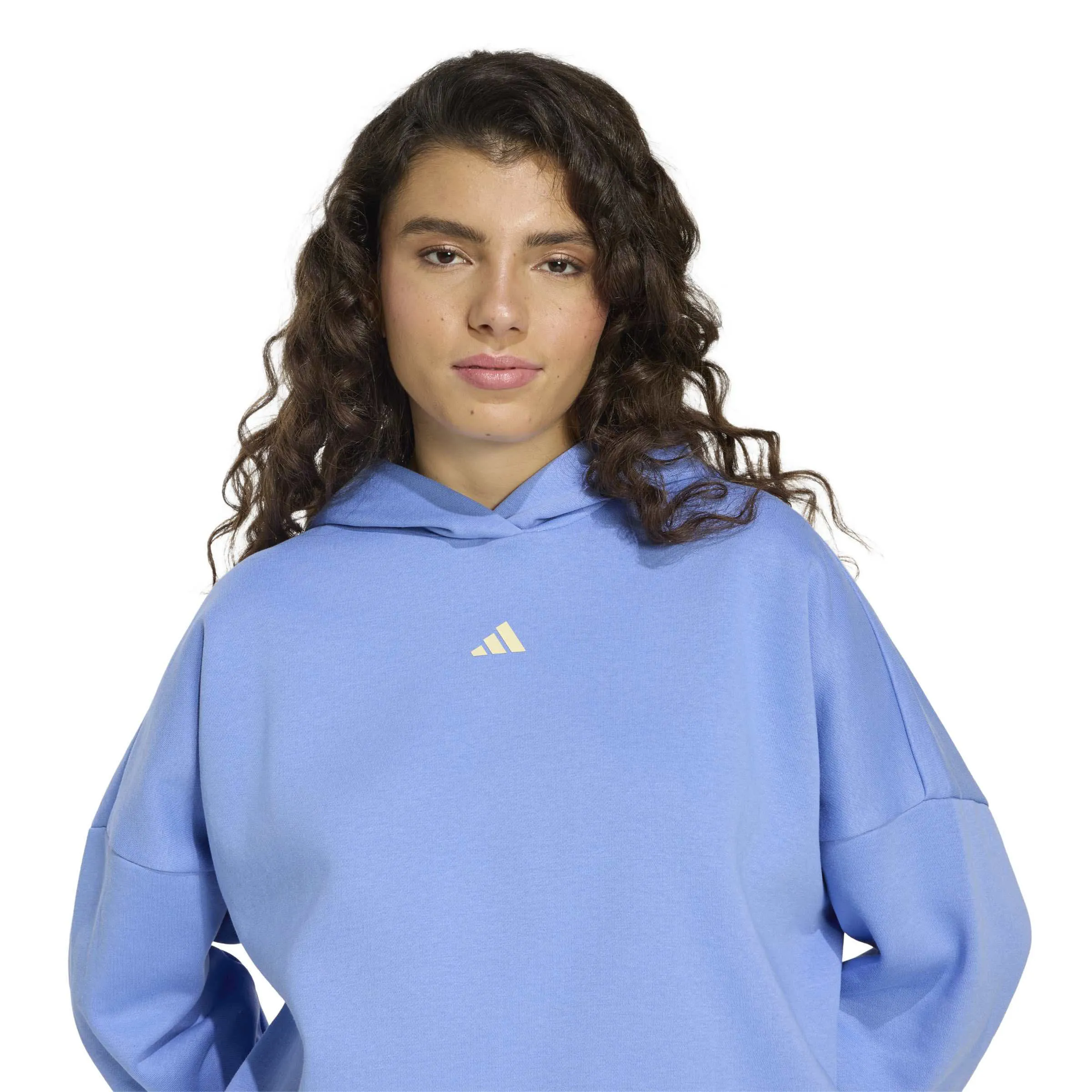 Adidas 3-STREIFEN STUDIO HOODIE Damen Hoodie blue fusion