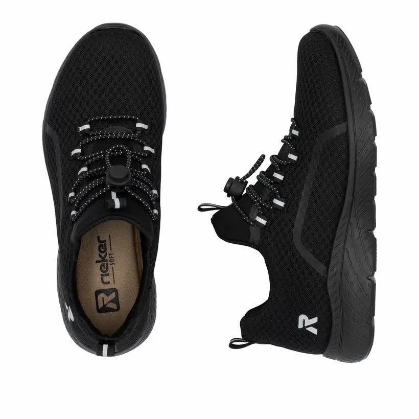 Rieker Damen Sneaker Low schwarz