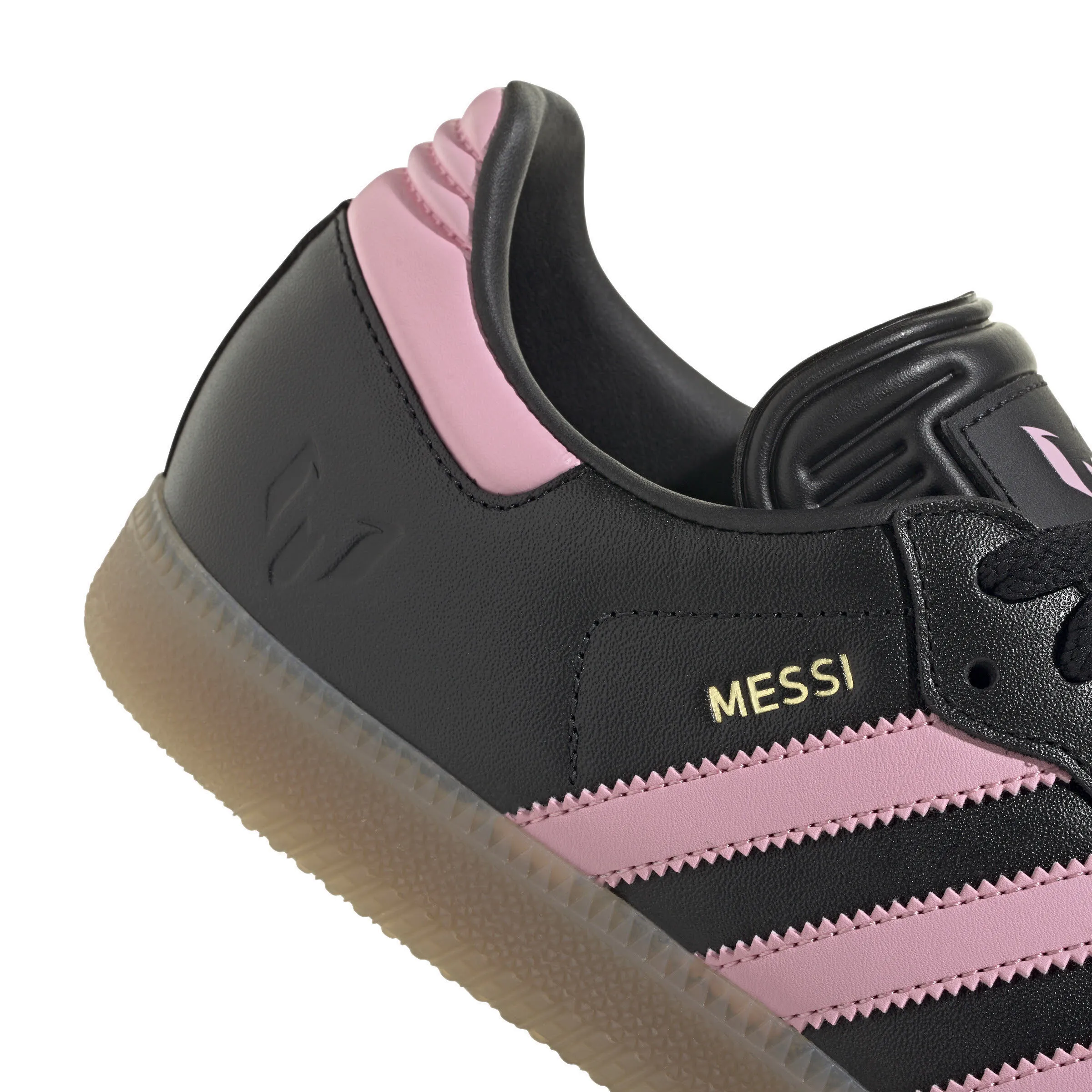 adidas SAMBA MESSI Damen Hallenschuhe Fußballschuhe schwarz/pink