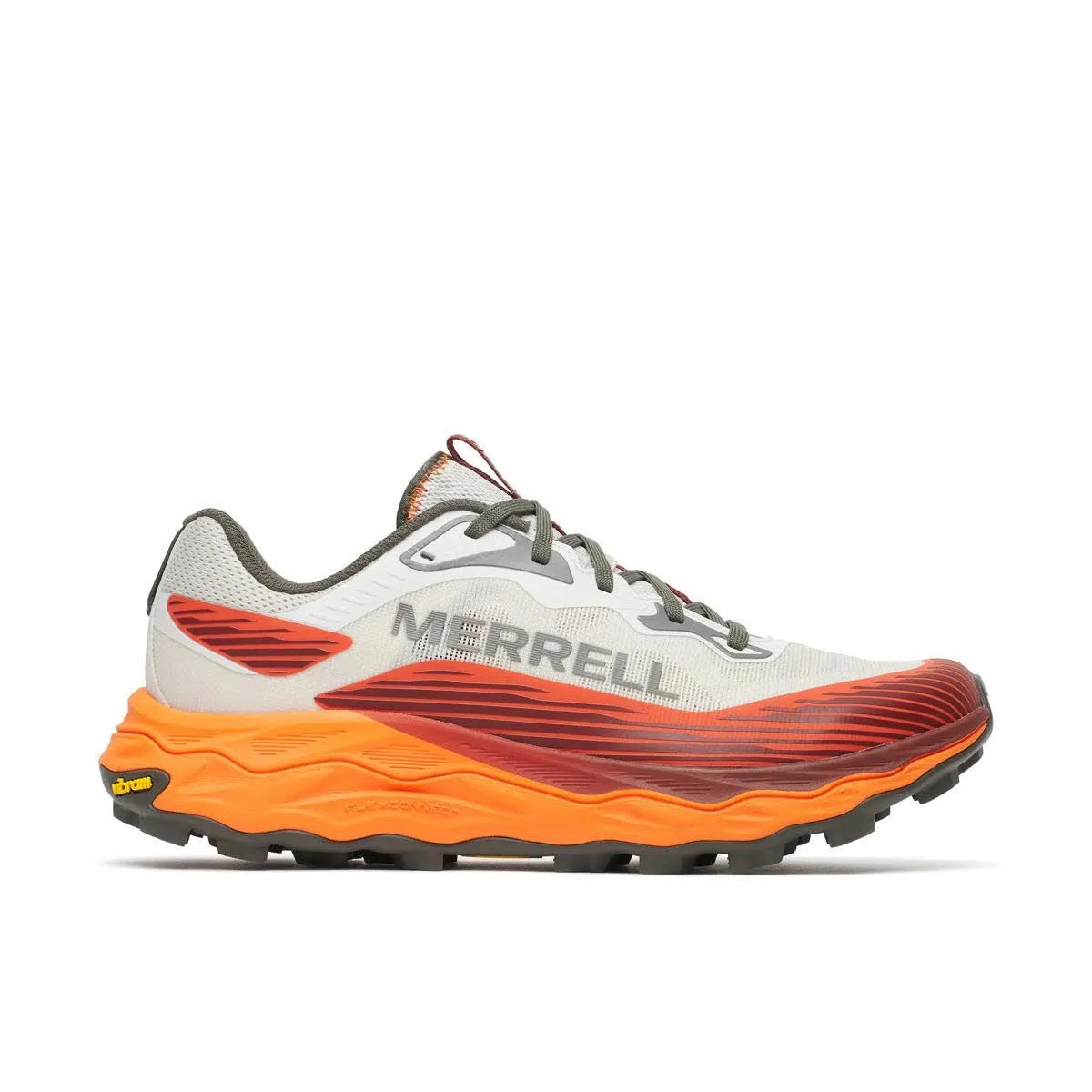 Merrell AGILITY PEAK 6 Herren Laufschuhe Trailrunningschuhe weiß/rot/orange