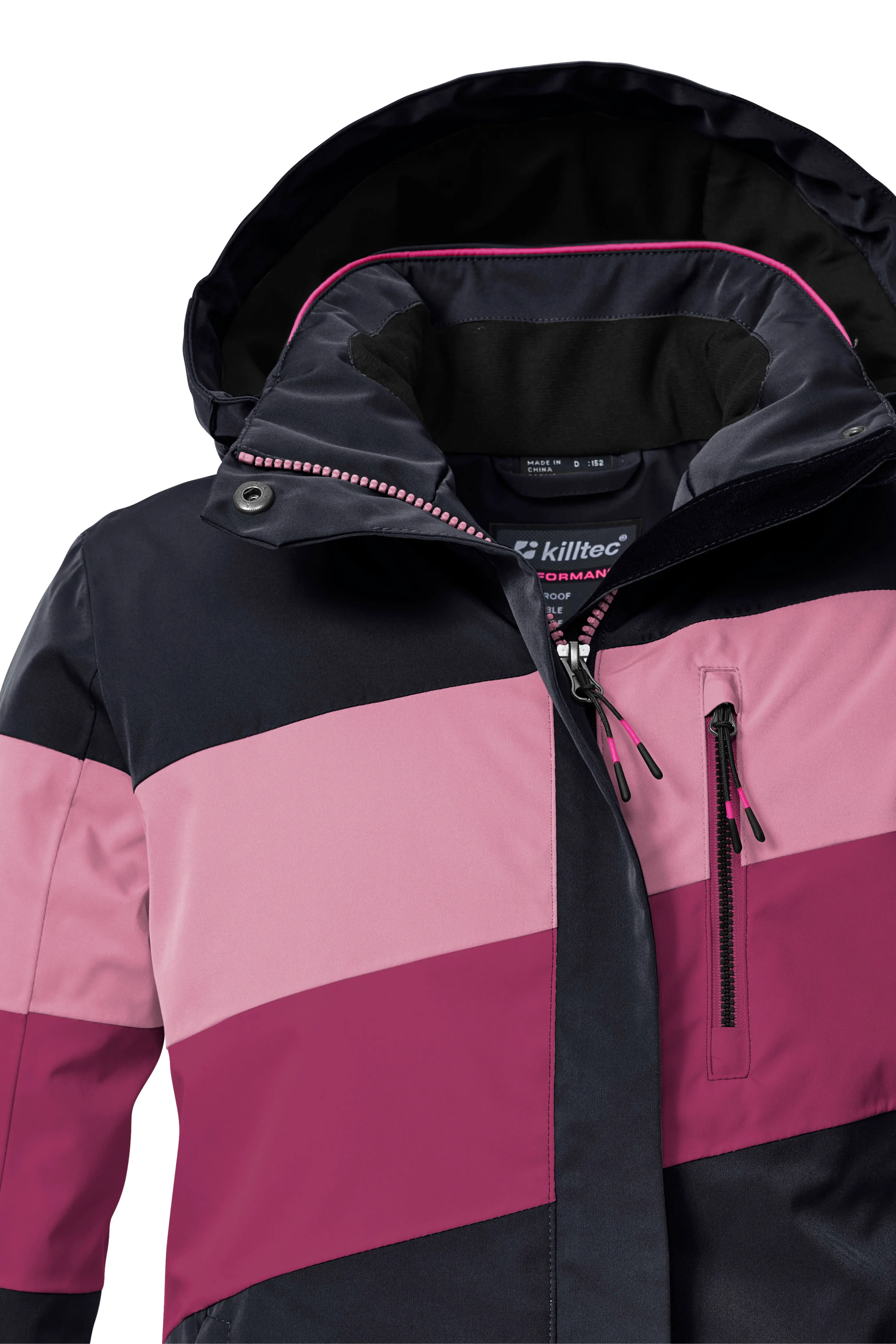 Killtec Skijacke Winterjacke Mädchen schwarz