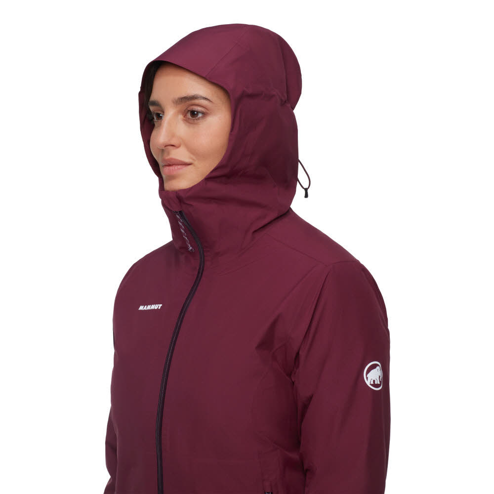 Mammut Alto Light 3 in 1 HS Hooded Jacket Damen Freizeitjacke Kombijacke rot