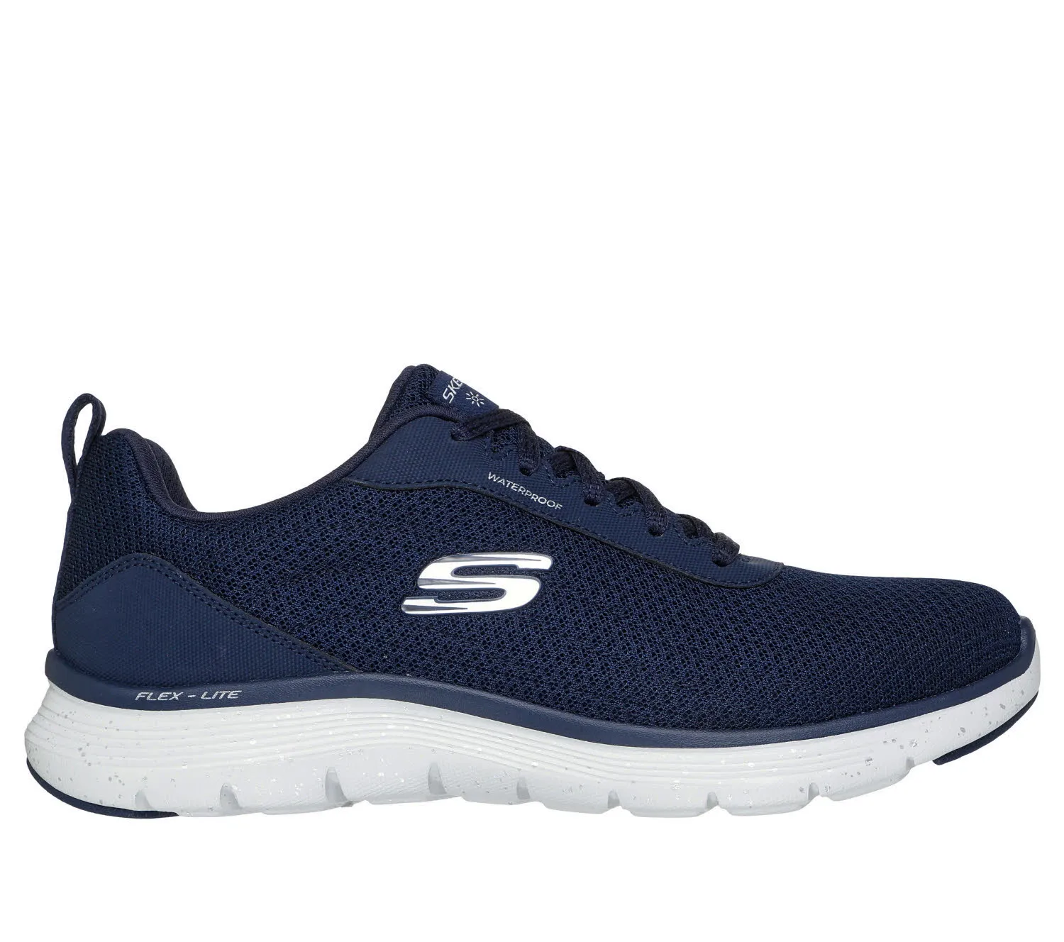 SKECHERS FLEX APPEAL 5.0 - FRESH TREK Damen Schnürer Sneaker sportlich navy