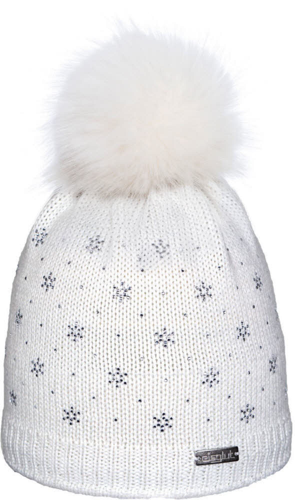 Eisglut Eval Crystal Damen Mütze Wintermütze weiß