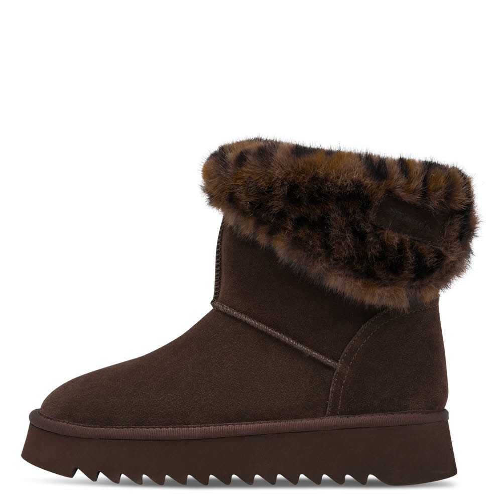 Tamaris Damen Stiefelette Winterstiefel braun