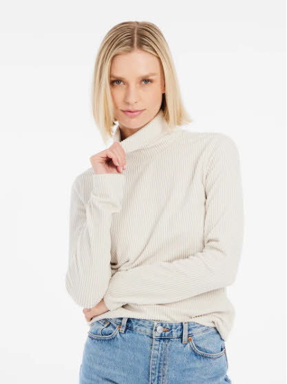 Protest PRTPEARLA Skirolli Fleecepullover Damen weiß