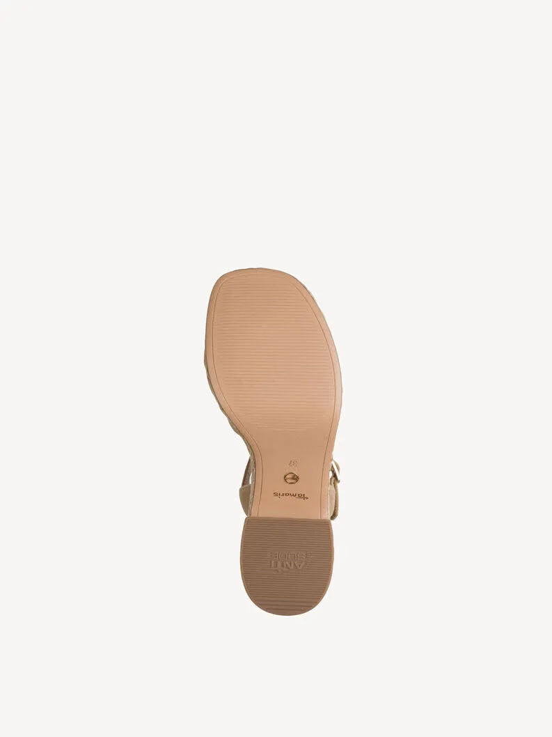 Tamaris Damen Sandale Sandaletten braun