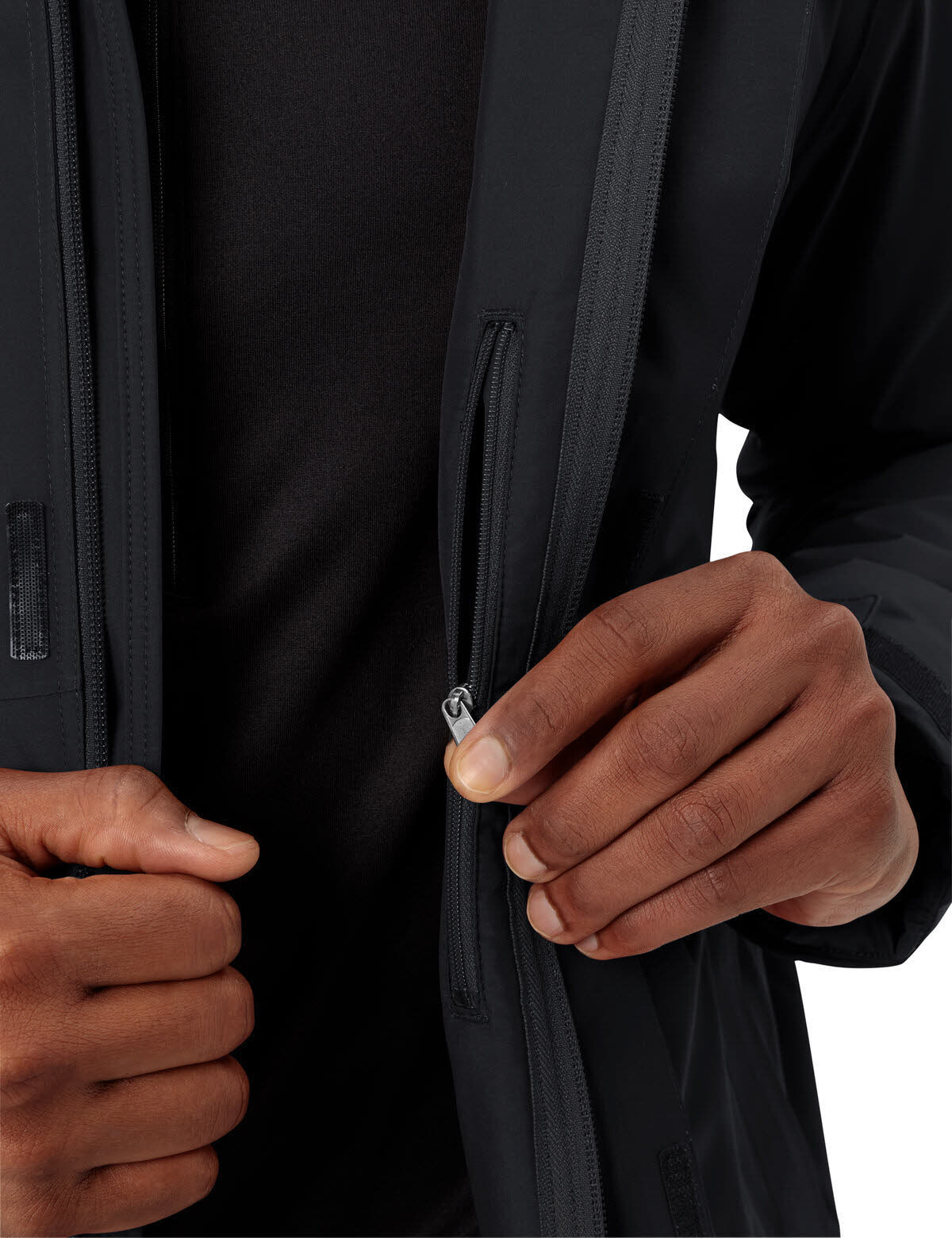 Vaude Rosemoor Freizeitjacke Winterjacke wasserdicht Herren schwarz