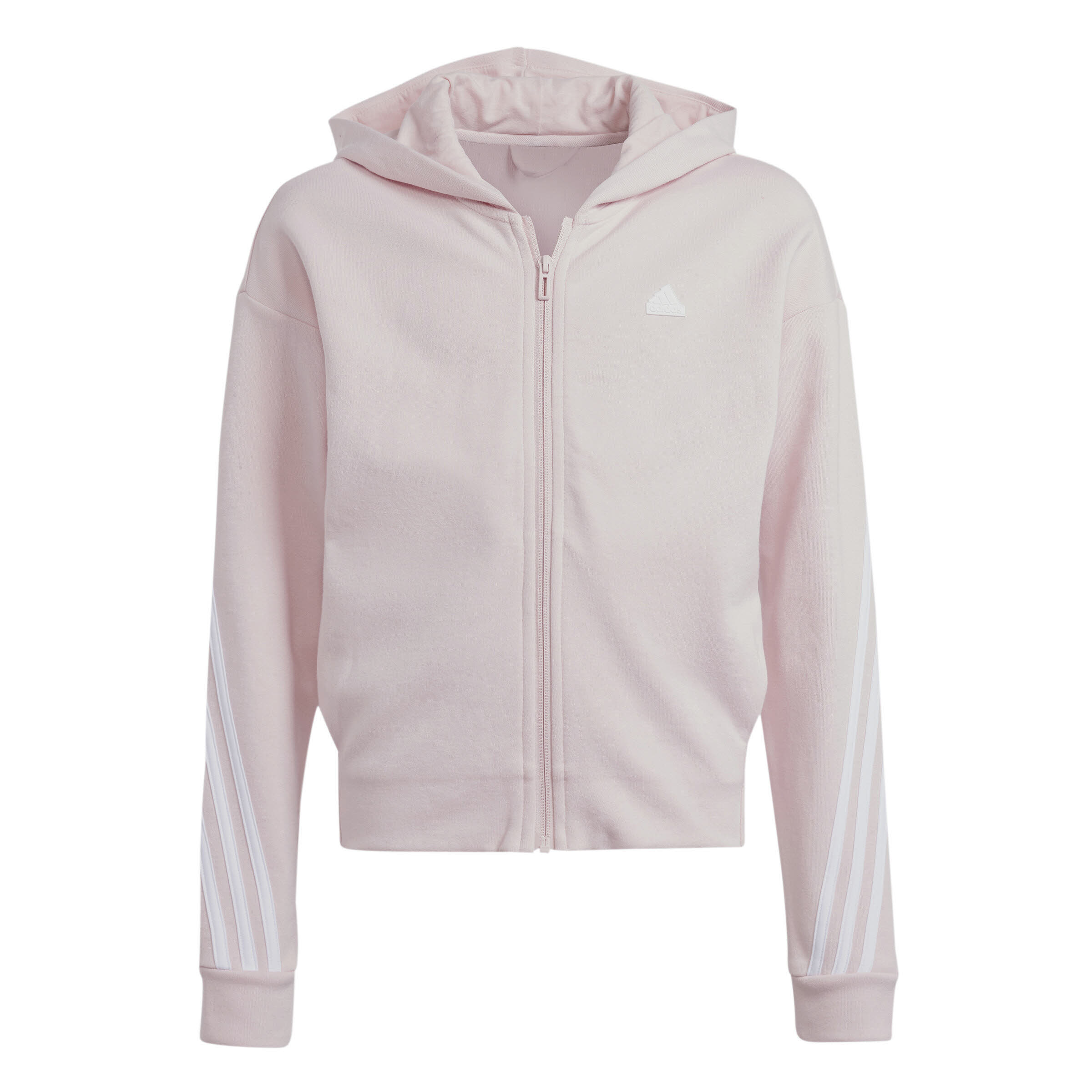 adidas FI 3S FZ Kapuzenjacke Sweatjacke Kinder Mädchen rosa