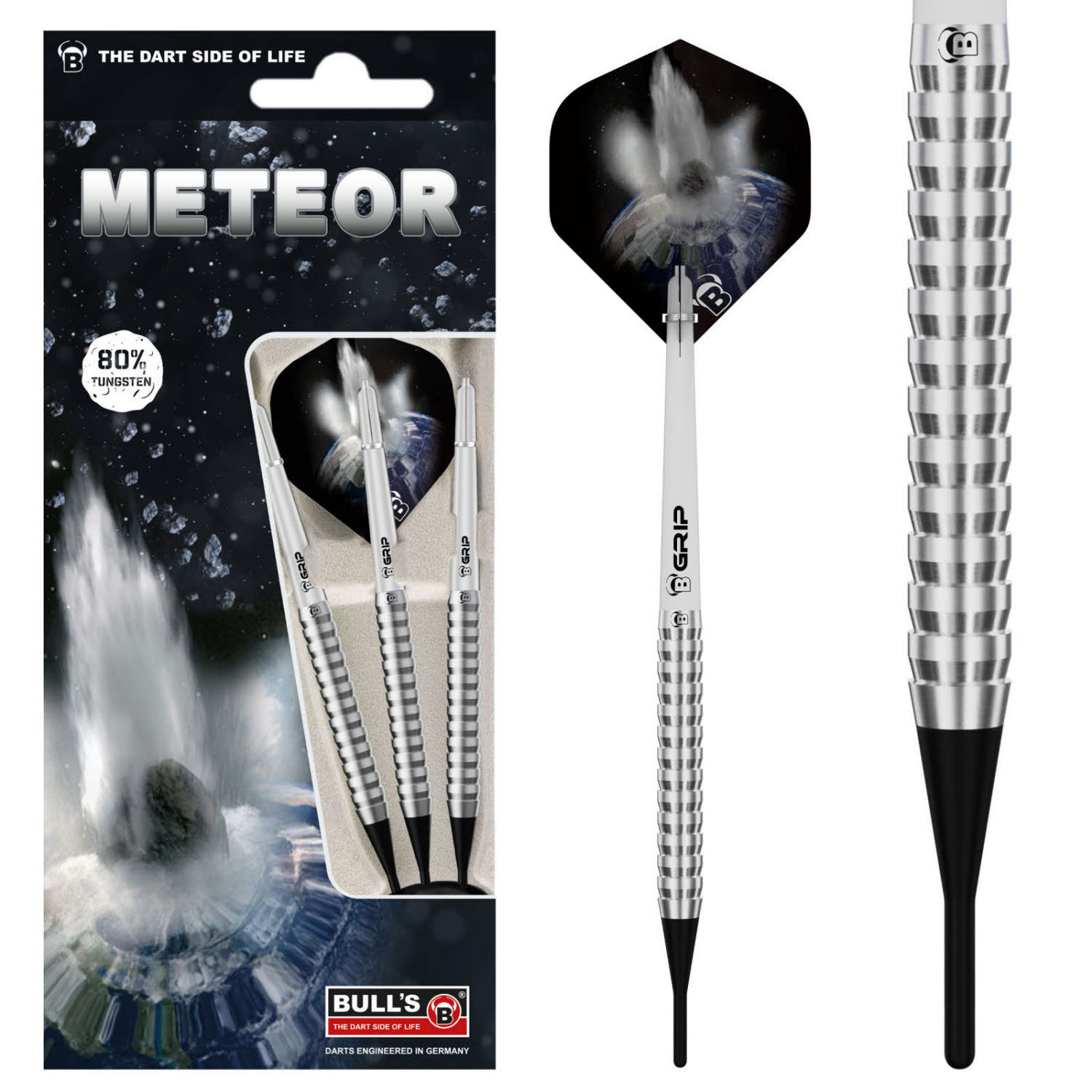 BULL’S Meteor MT4 Soft Darts silber