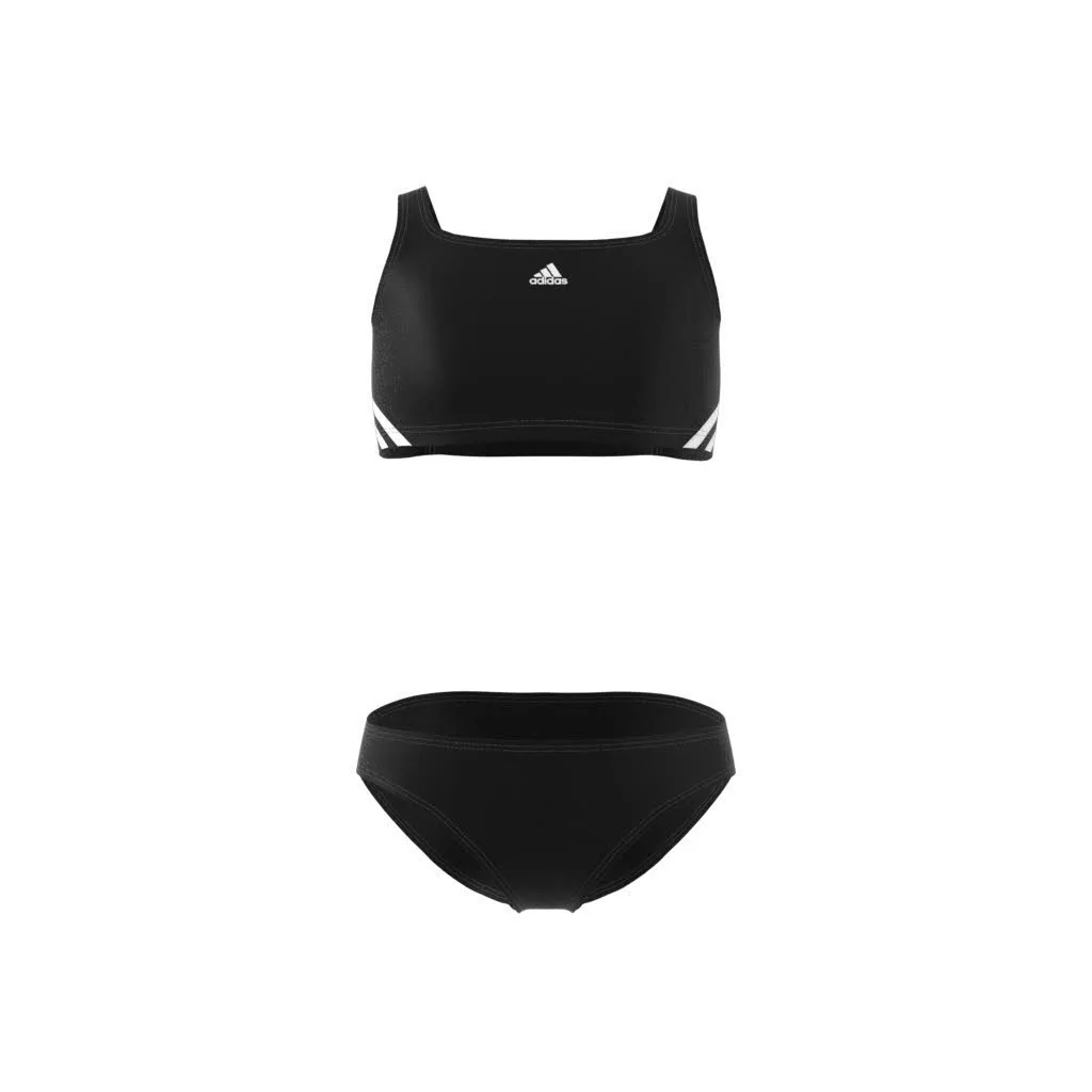 adidas 3-Streifen Bikini Kinder Mädchen schwarz