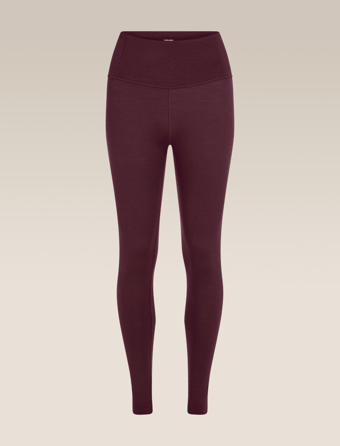 ICEBREAKER Women Mer 200 Oasis High Rise Leggings Damen Unterhose lang rot