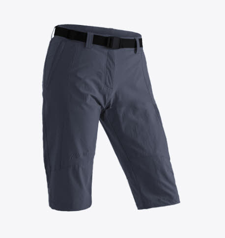 Maier Sports Kluane Capri Wanderhose Capri-Shorts Damen dunkelgrau