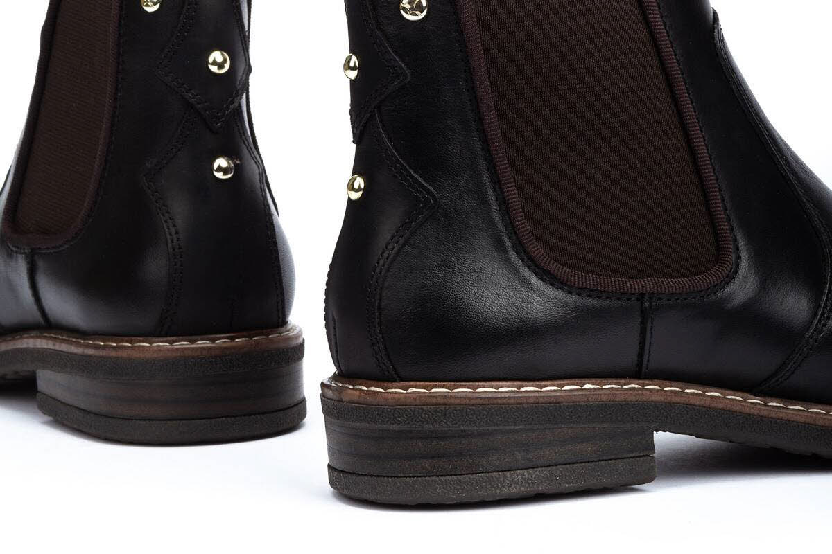 Pikolinos Aldaya Damen Stieflette Slipper ungefüttert schwarz NEU