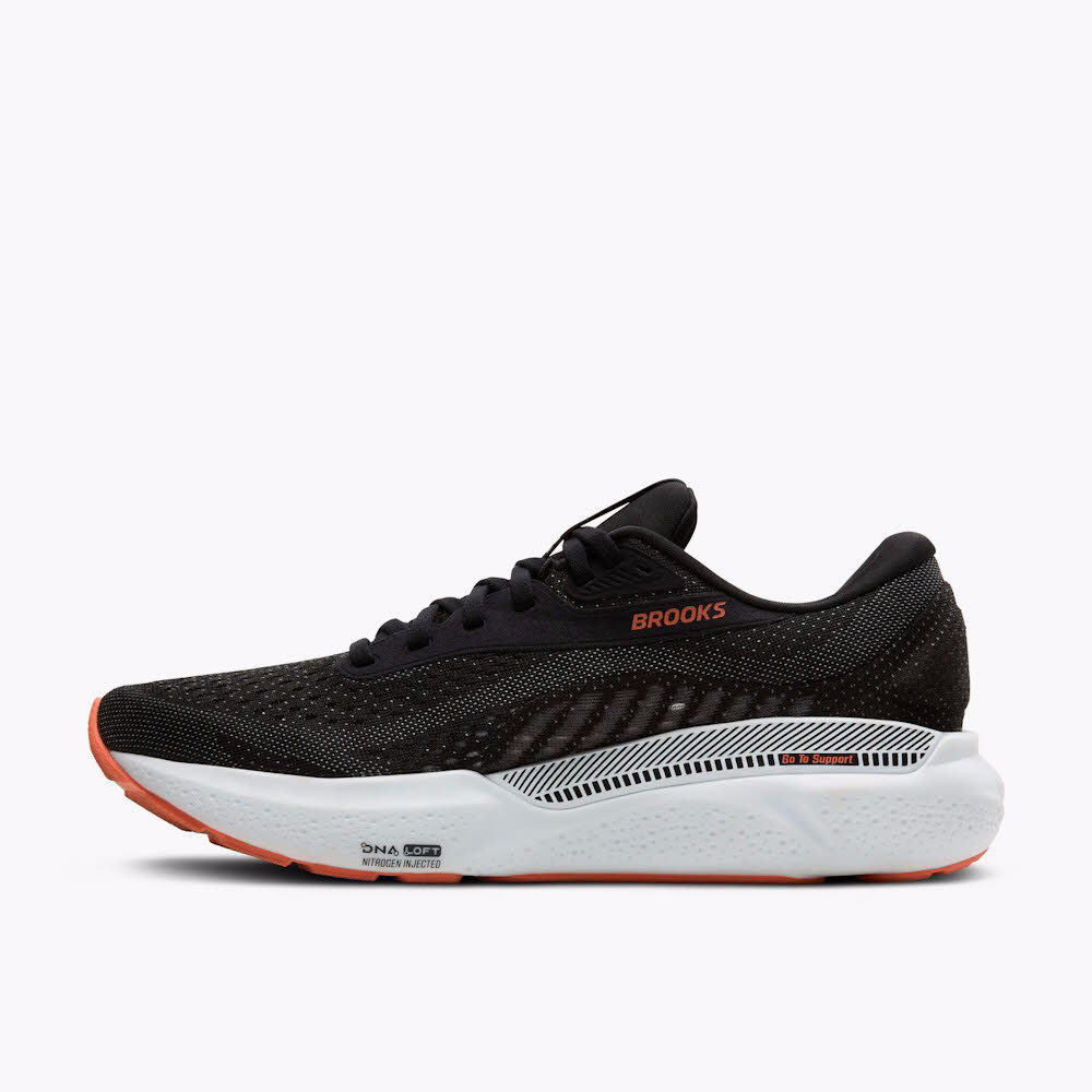 Brooks Adrenaline GTS 24 Herren Laufschuhe Joggingschuhe black/grey/red