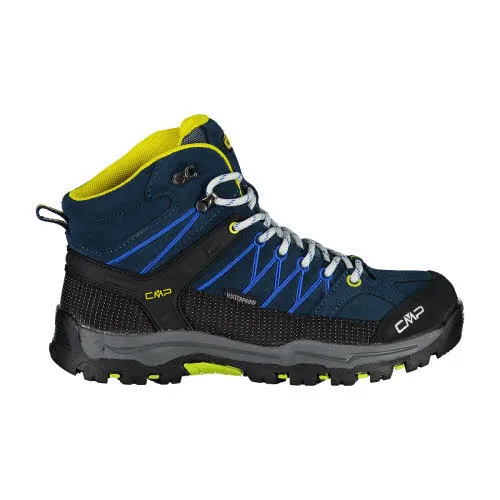 CMP KIDS RIGEL MID Jungen Trekkingschuhe mid Knöchelschutz Grip wetterfest Outdoor Bergsport blau NEU