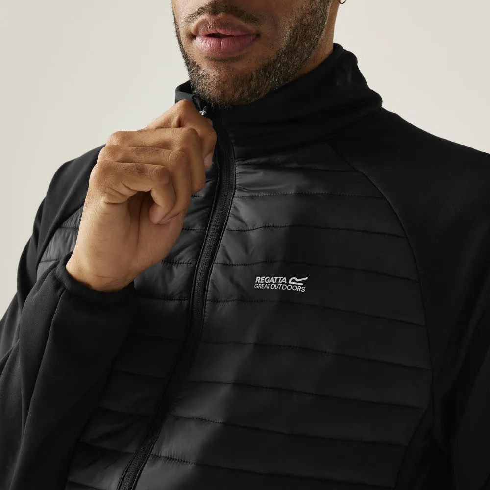 REGATTA Clumber Hybrid Funktionsjacke Herren schwarz