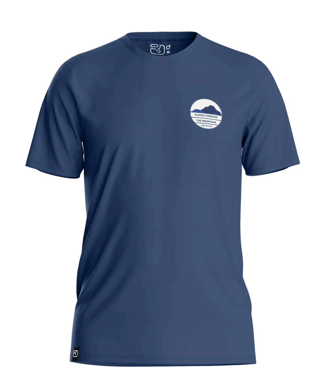 Ortovox 120 COOL TEC CHOOSE MTN TS Herren Funktionsshirt blue nunatak