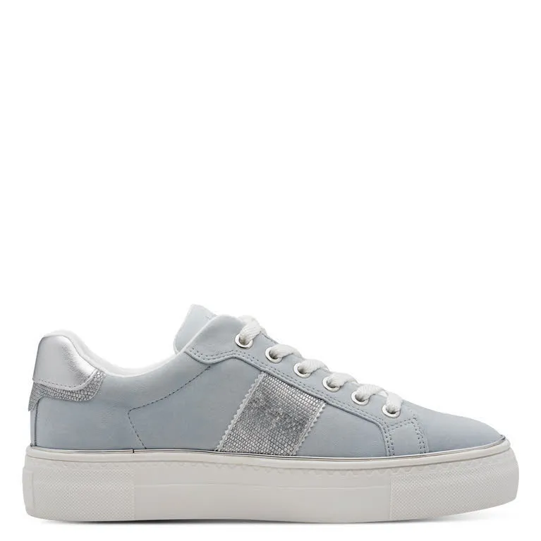 Tamaris Schnürer light blue sue Damen