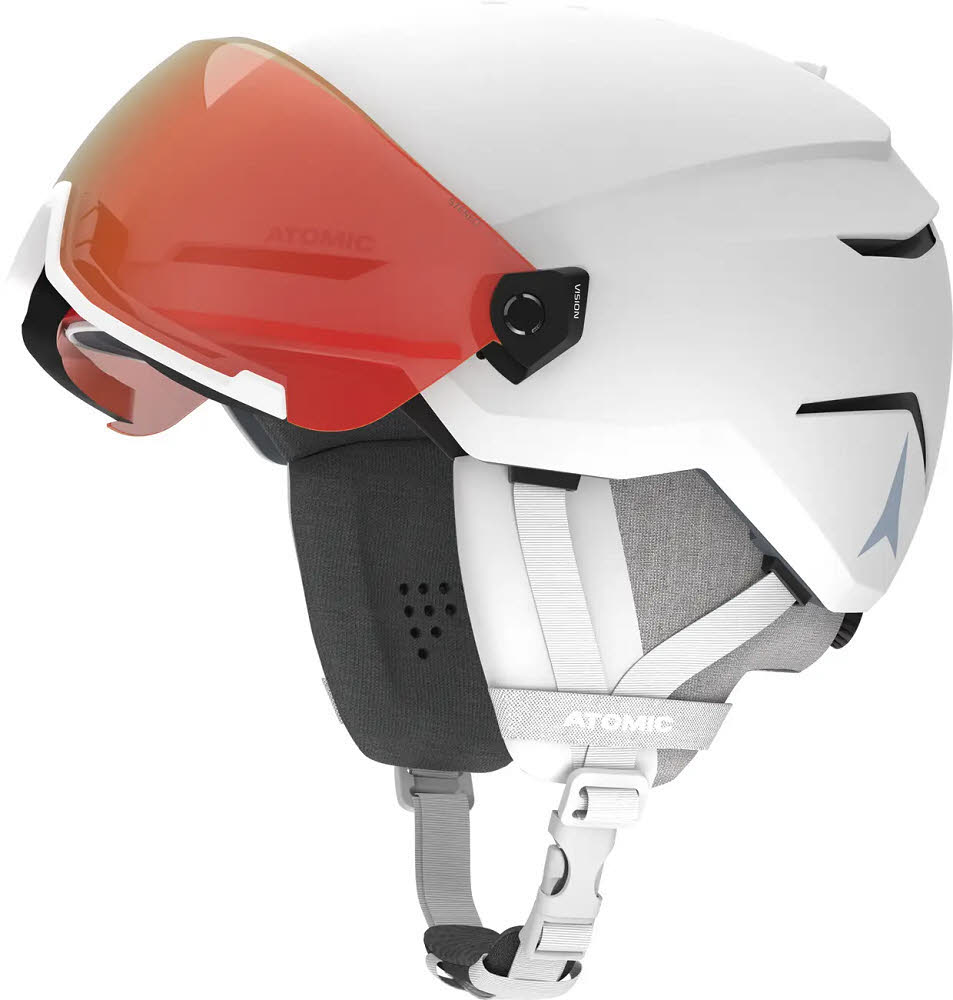 Atomic SAVOR VISOR PHOTO Unisex Skihelm Visierhelm weiß