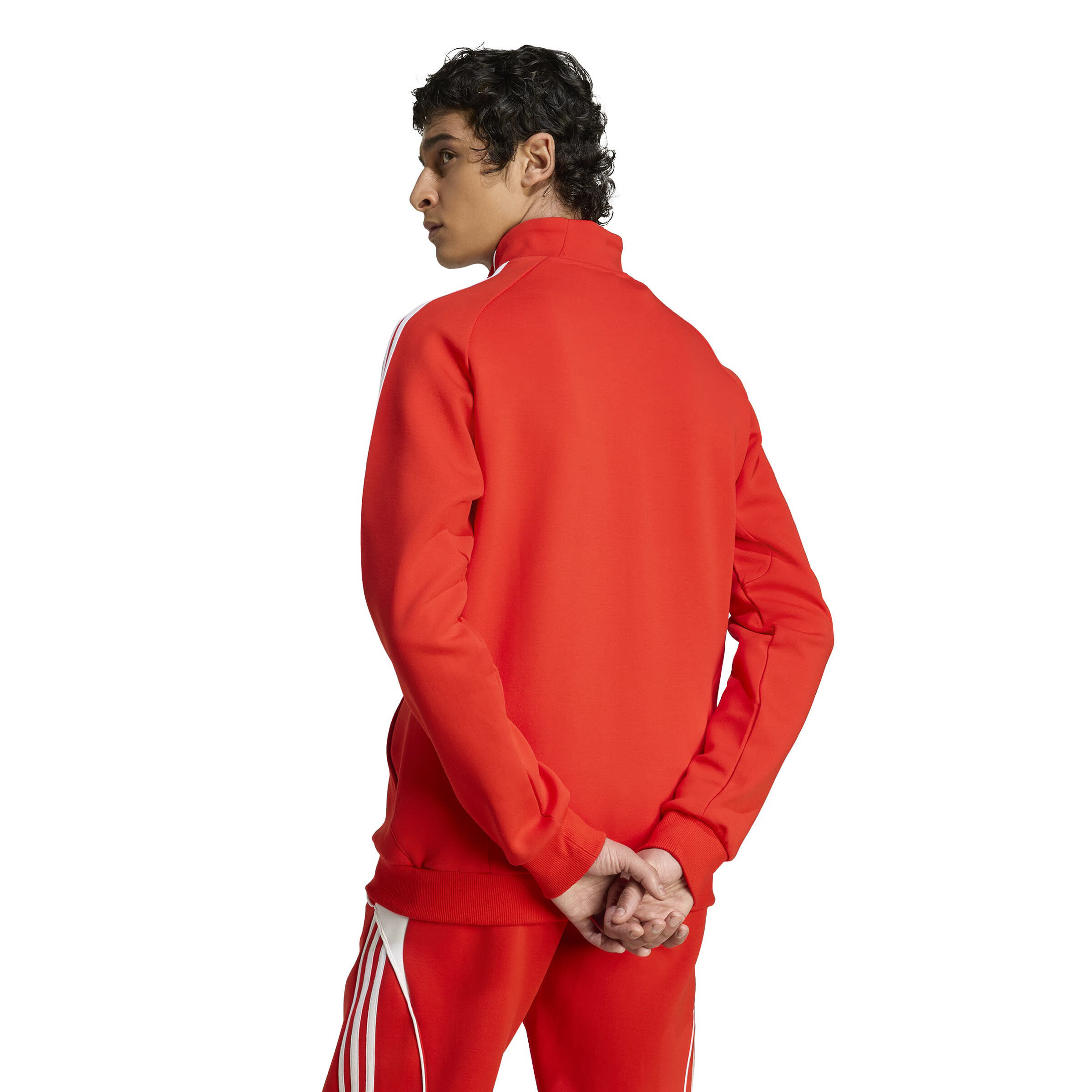 adidas FC Bayern München UBP Doubleknit Herren Trainingsjacke rot/weiß