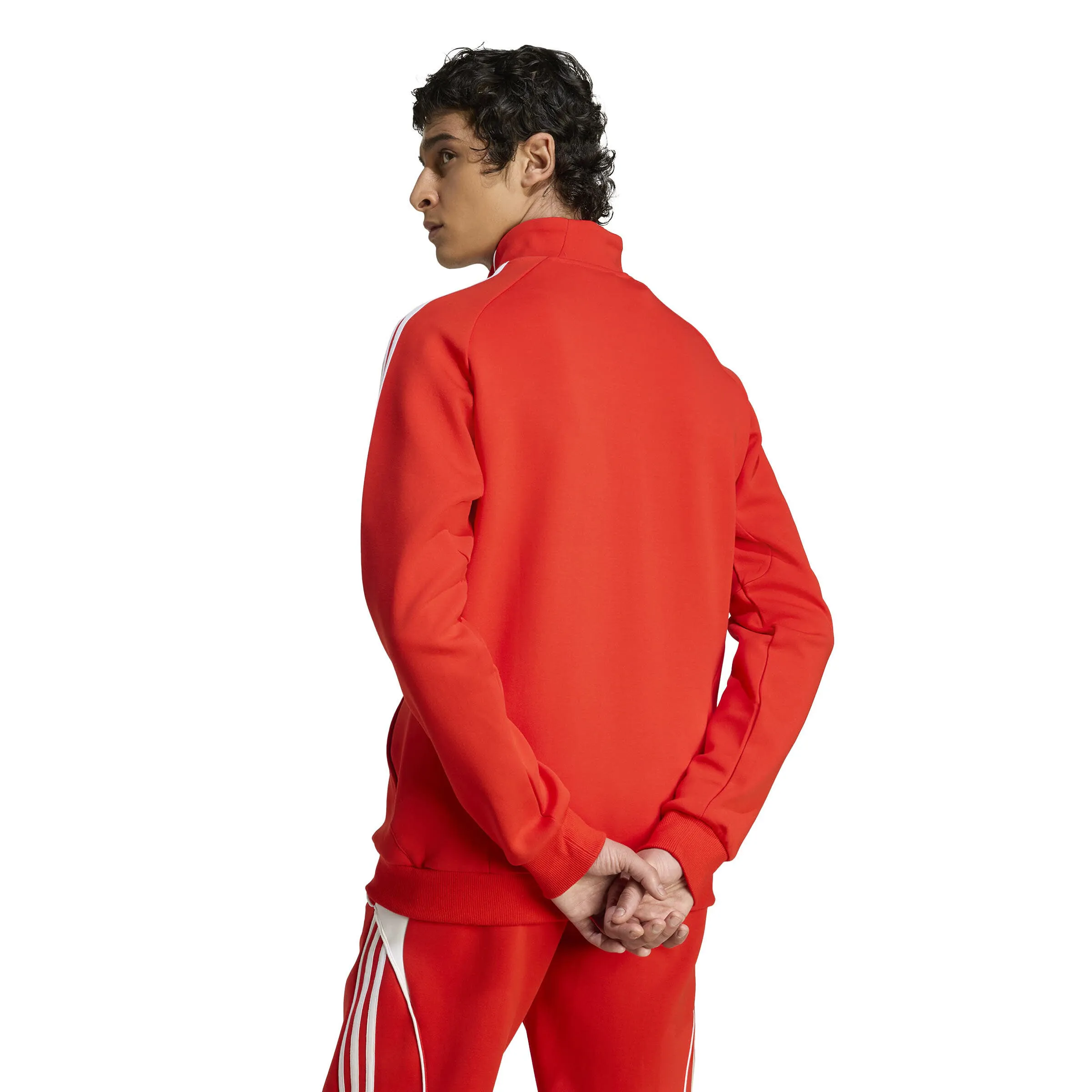 adidas FC Bayern München UBP Doubleknit Herren Trainingsjacke rot/weiß