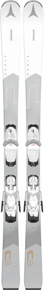 Atomic CLOUD C8 + M 10 GW Damenski Alpin Ski Einsteiger 24/25 weiß/grau