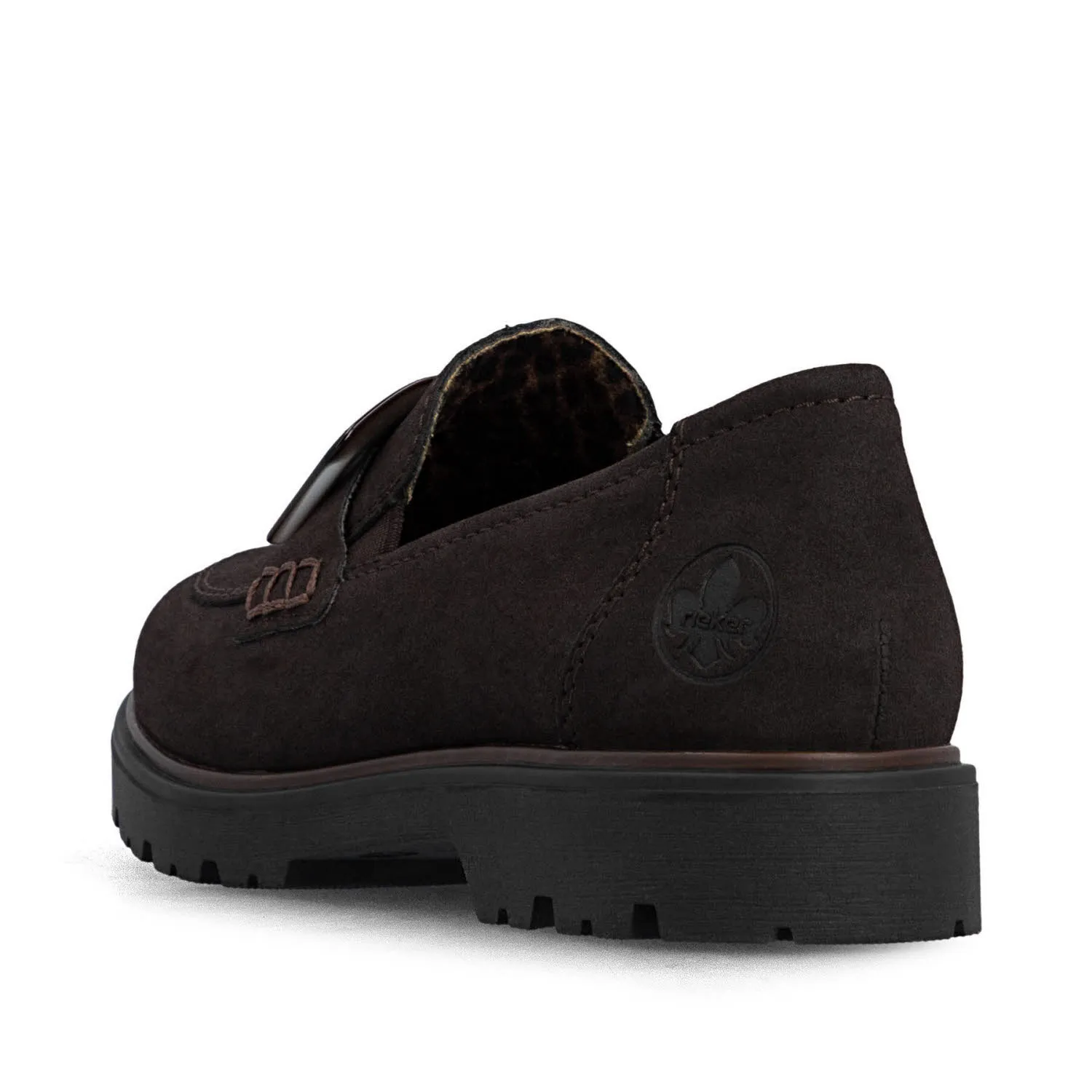 Rieker HWK Damen Halbschuhe Slipper nougat