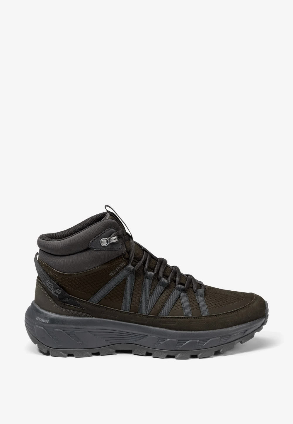 Jack Wolfskin Wild Hike Texapore Mid M Herren Wanderschuhe Trekkingschuhe dunkelgrün