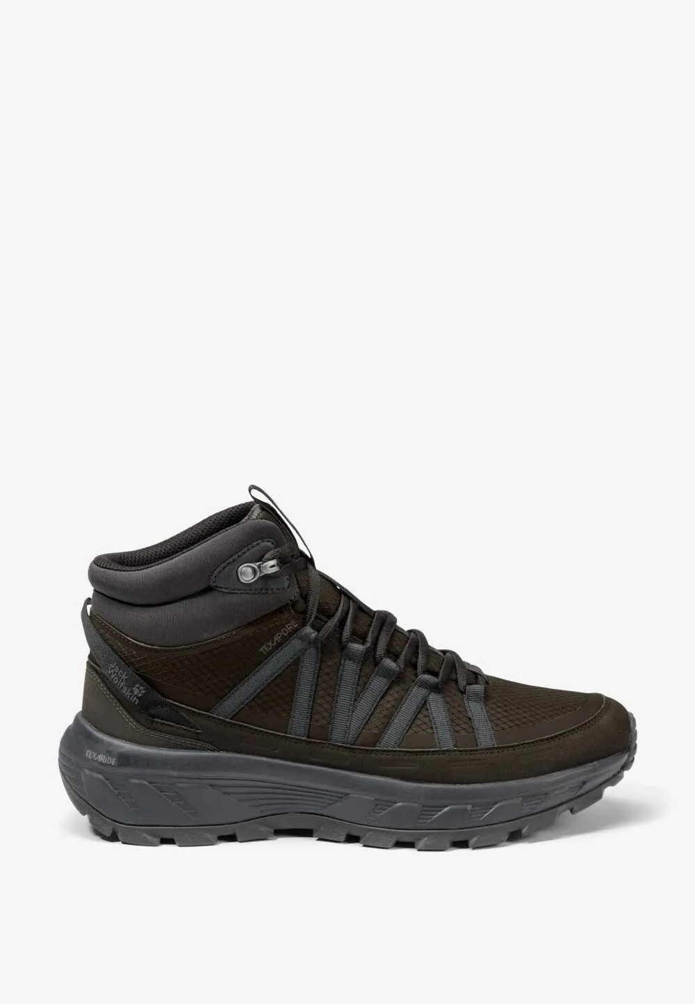 Jack Wolfskin Wild Hike Texapore Mid M Herren Wanderschuhe Trekkingschuhe dunkelgrün