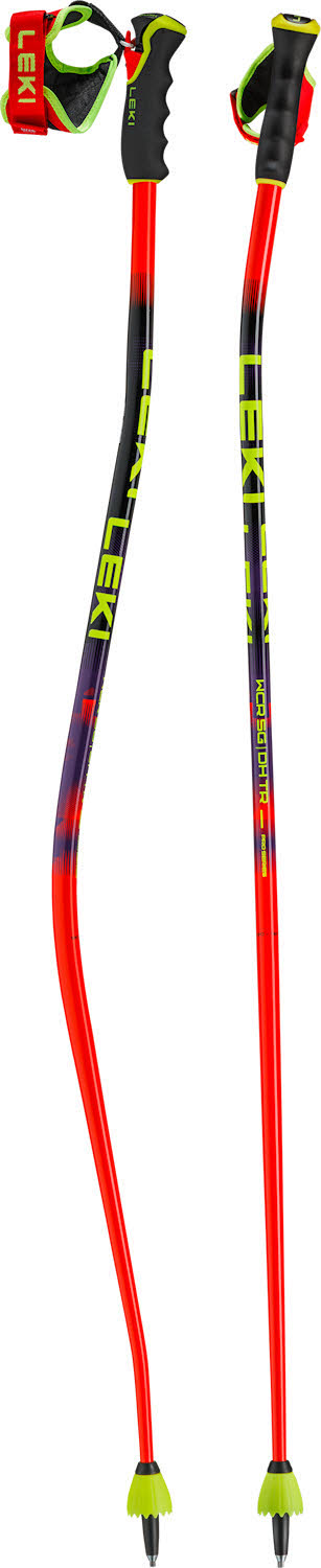 Leki WCR SG/DH TR Unisex Skistöcke Ski Poles rot/violett