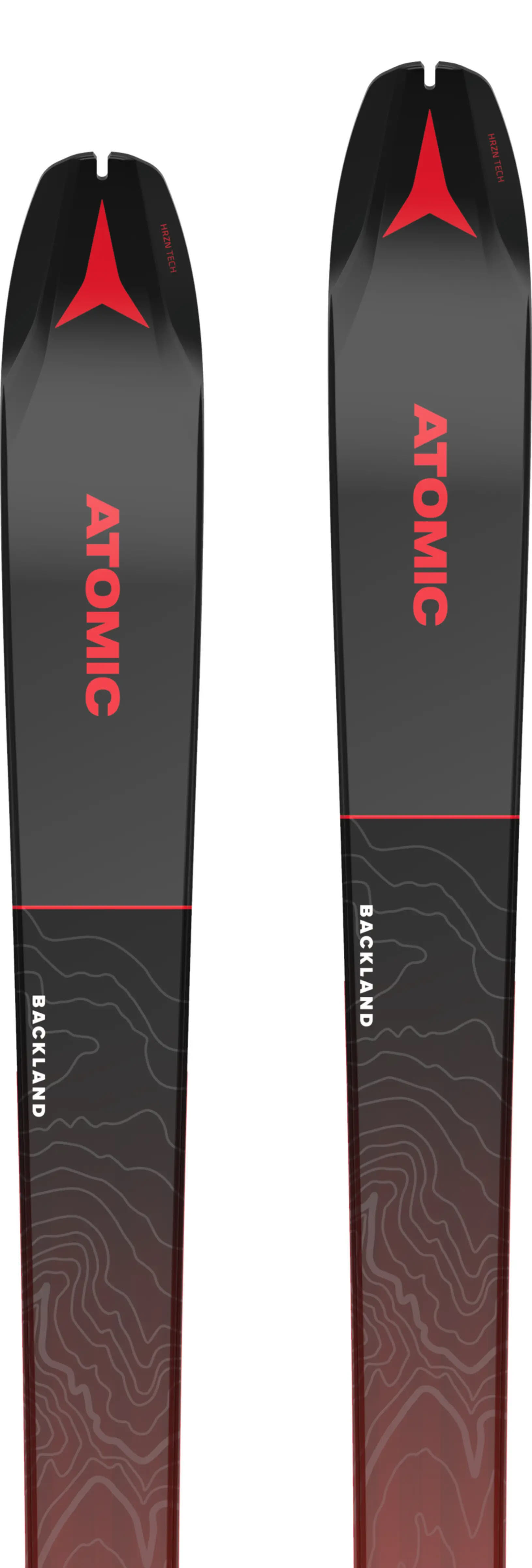 Atomic Backland 78 Black/Red Tourenski inkl. Felle SKIN 78/80