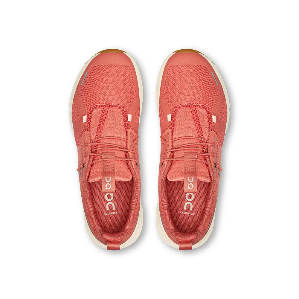 ON CLOUD SKY Kinder Sneaker Low sportliche Freizeitschuhe dustrose/terra